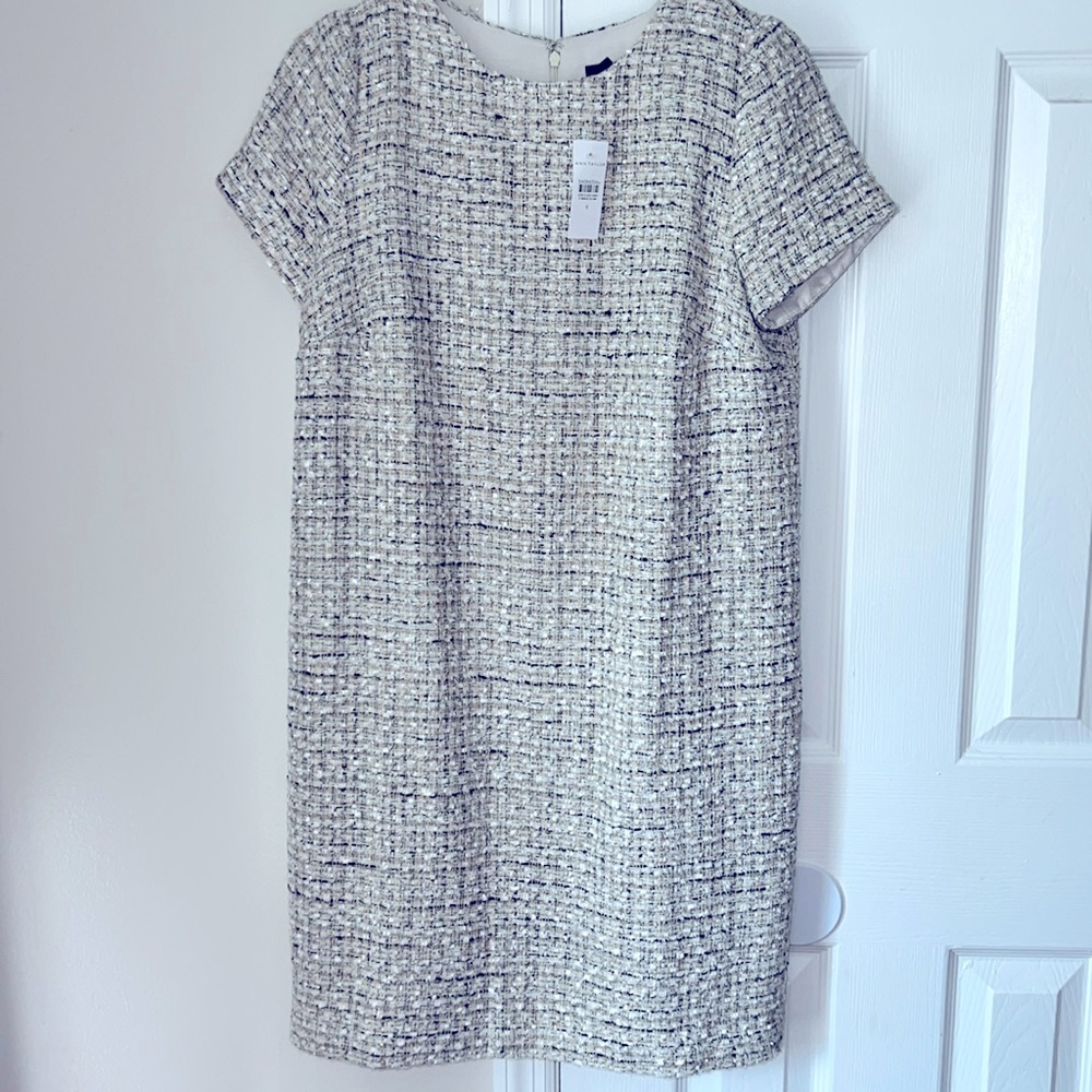CUTE NWT Ann Taylor Tweed Dress, Sz 8